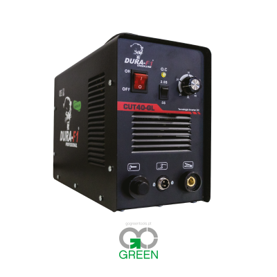 Máquina de corte de metal preta DURA-F1 CUT40-GL com botões e mostrador