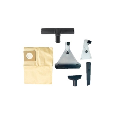 Kit de acessórios para aspirador com bolsa de pano e bocais plásticos