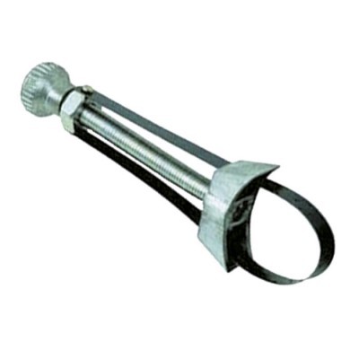 Ferramenta metálica com estrutura cilíndrica e alça ajustável