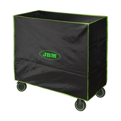 Capa preta com rebordo verde e logotipo JBM em verde