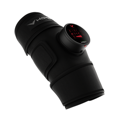 Suporte preto com dispositivo digital redondo e visor LED