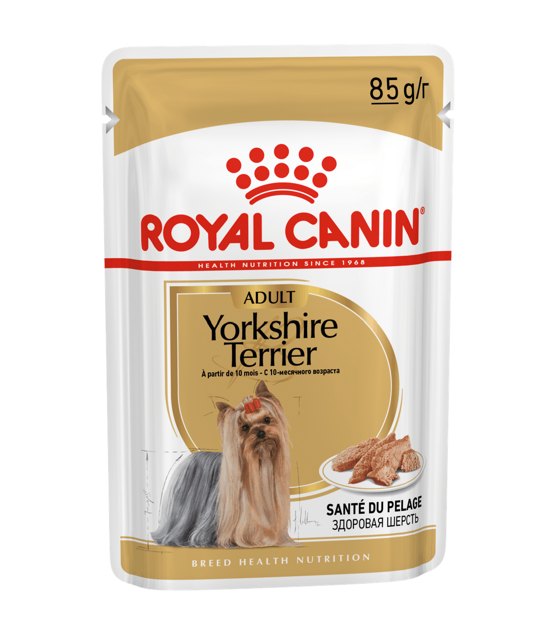 Embalagem de alimento húmido para cães Royal Canin Adult Yorkshire Terrier 85g