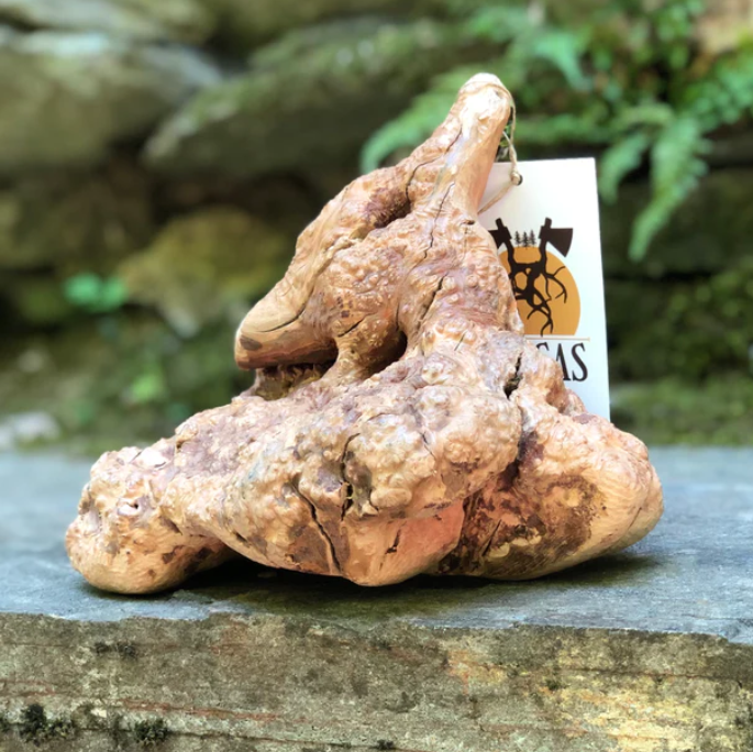 Trufa branca com etiqueta 