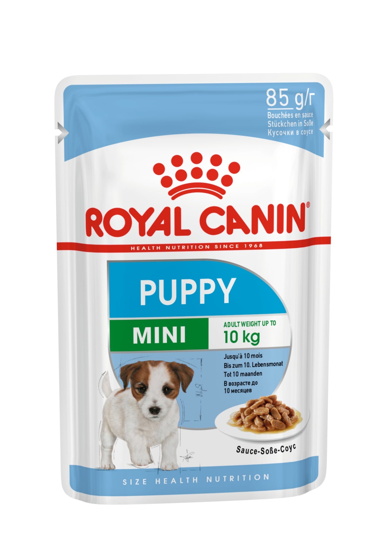 Embalagem de ração Royal Canin Puppy Mini para cachorros
