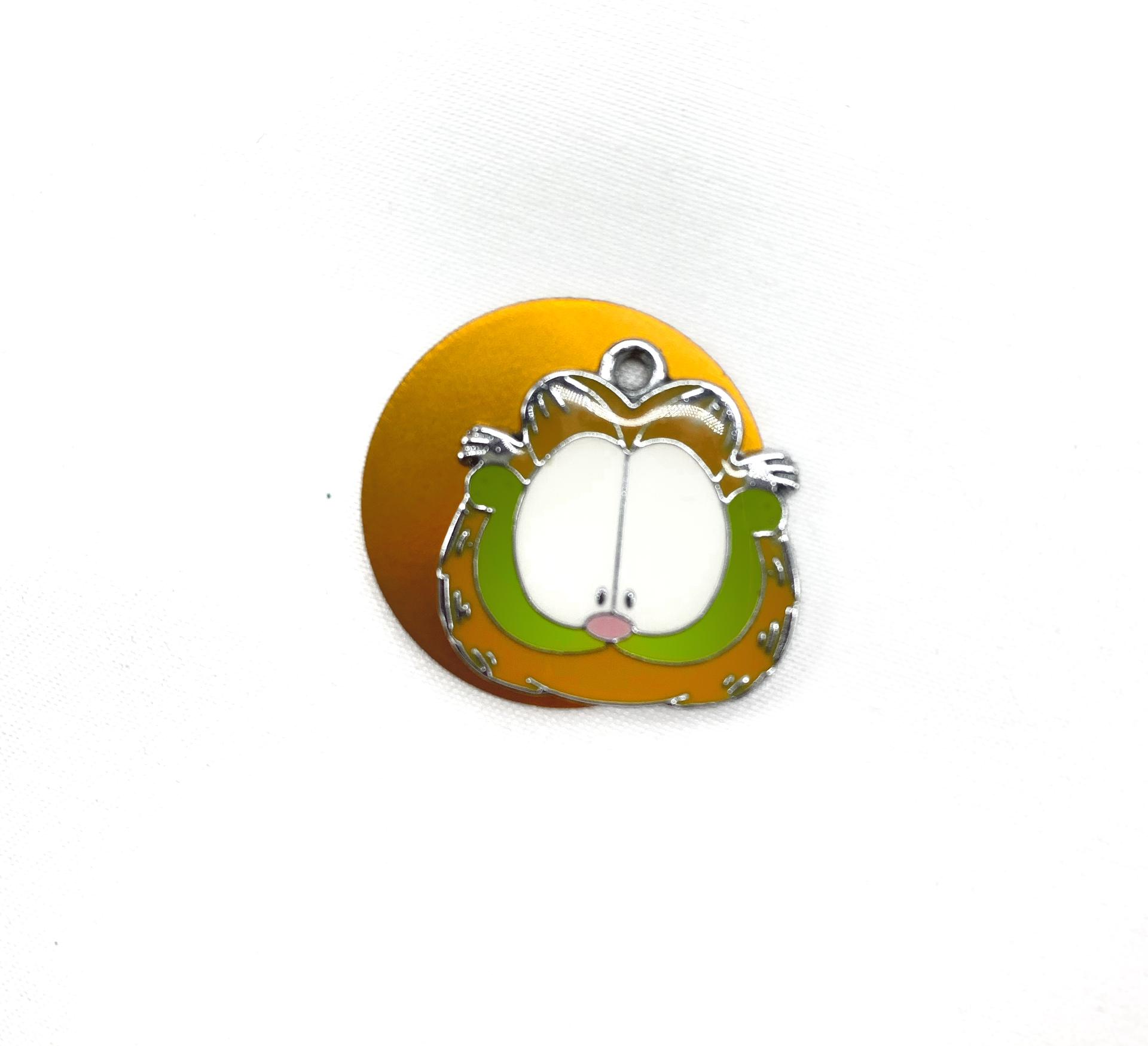 Pendrive USB com desenho do rosto do Garfield colorido