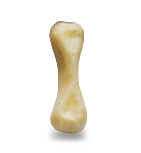 Osso para cães duro bege claro com textura lisa