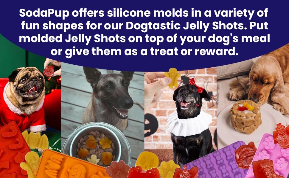 Moldes de silicone para guloseimas caninas e cães com snacks