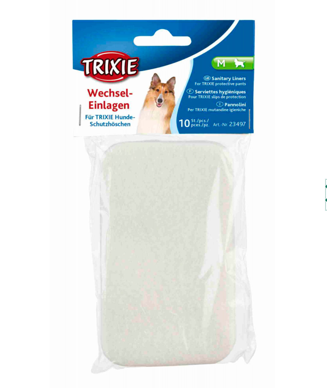 Pacote de forros sanitários reutilizáveis para cães TRIXIE tamanho M