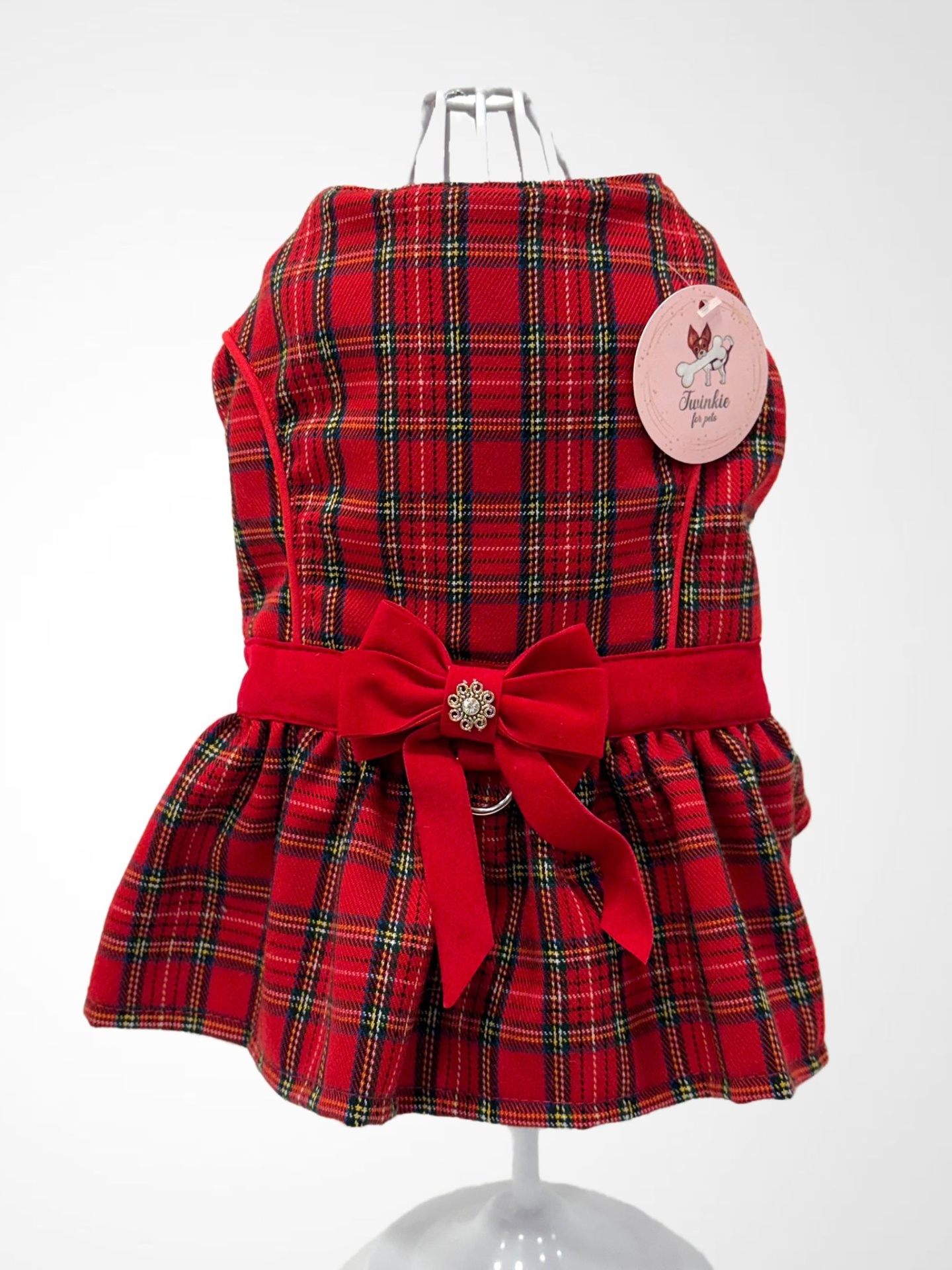 Vestido Xadrez Vermelho