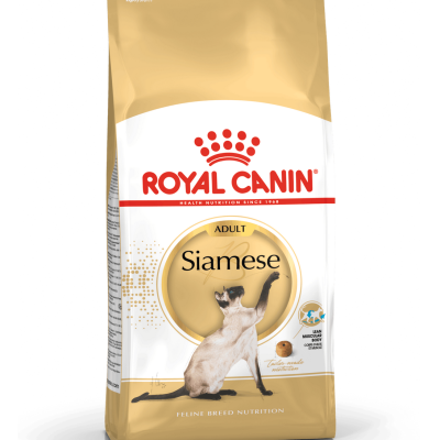 Pacote de ração Royal Canin Adult Siamese para gatos