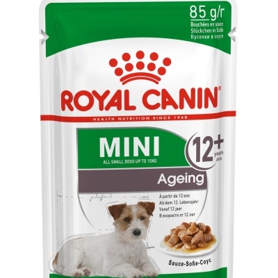 Embalagem de alimento húmido Royal Canin MINI 12+ para cães pequenos séniores
