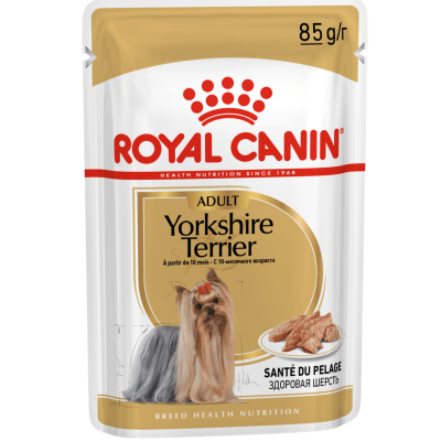 Embalagem de alimento húmido para cães Royal Canin Adult Yorkshire Terrier 85g