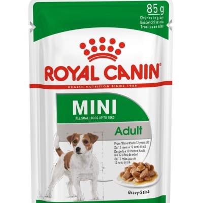 Embalagem de alimento para cães Royal Canin Mini Adult 85g