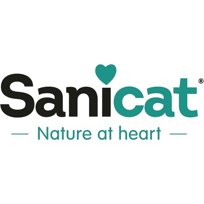 Logótipo Sanicat com coração e lema Nature at heart