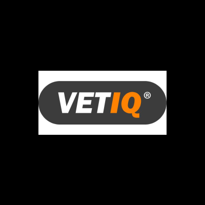 Logótipo VETIQ em fundo cinzento escuro