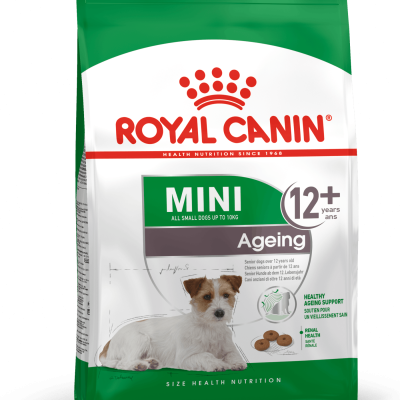 Embalagem de ração Royal Canin MINI Ageing para cães idosos pequenos