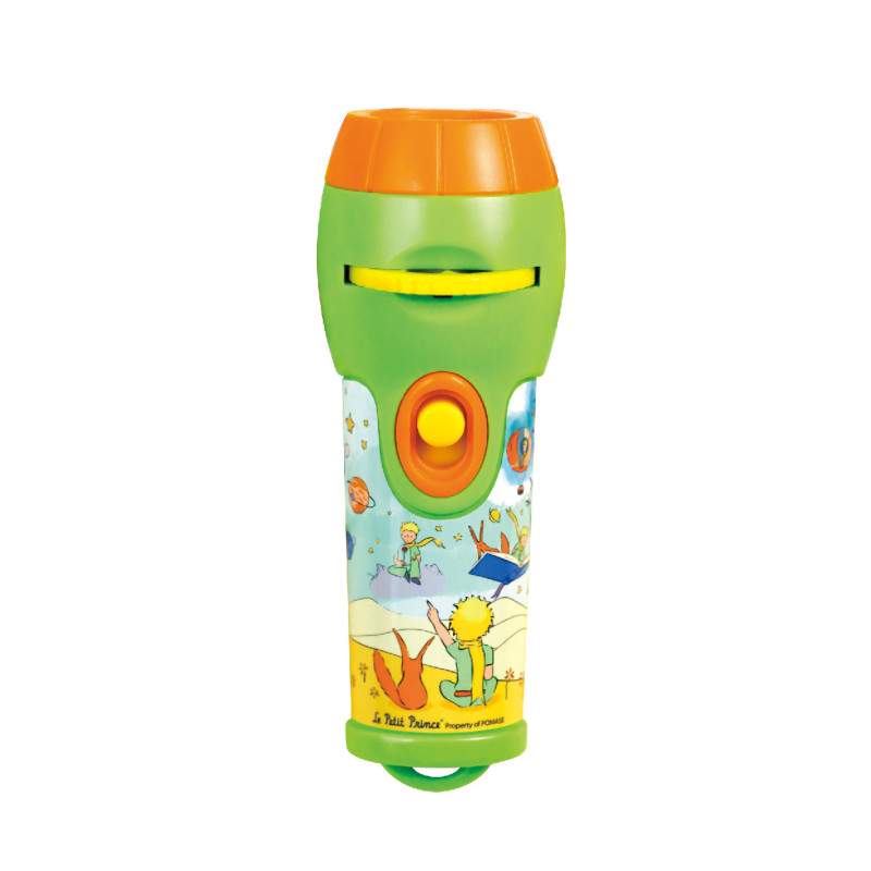 Projetor infantil verde com ilustração do Pequeno Príncipe