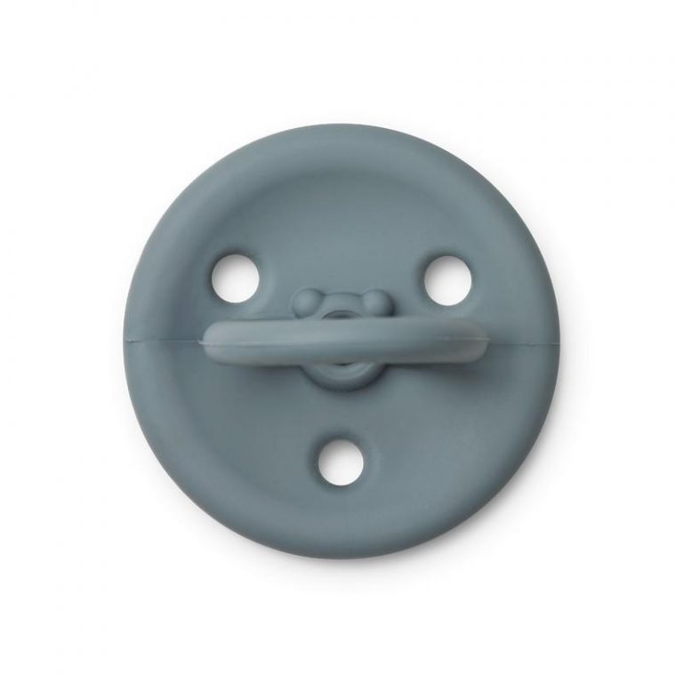 Protector para fecho de porta azul claro redondo em silicone