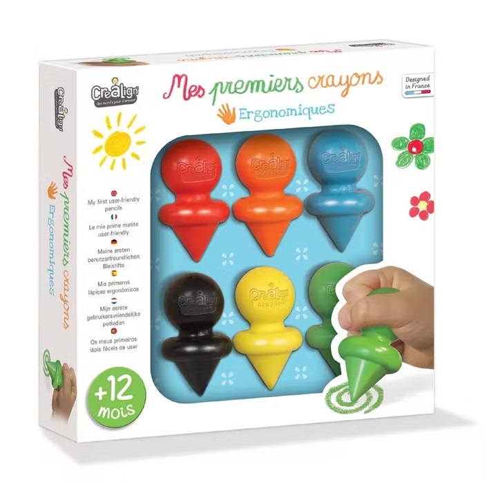 Primeiros Lápis de Cera - Pack 6