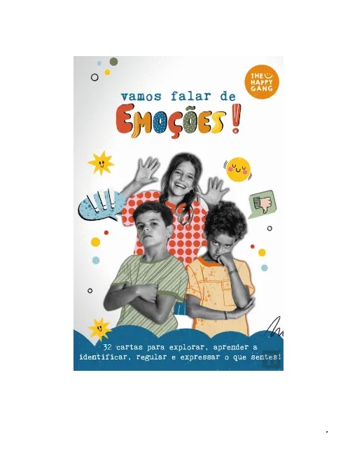 Produto Vamos falar de Emoções! com crianças e desenhos coloridos