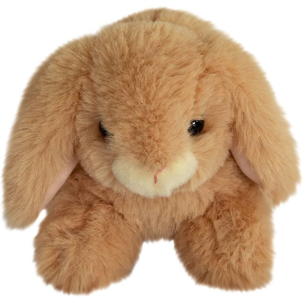 Peluche coelho castanho claro de pêlo macio