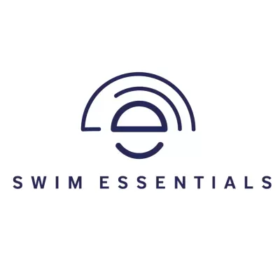 Logótipo de SWIM ESSENTIALS em azul escuro