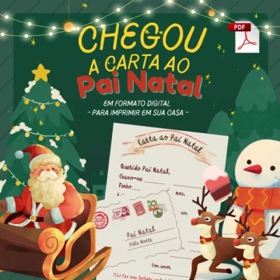 💌 Carta ao Pai Natal - Formato Digital