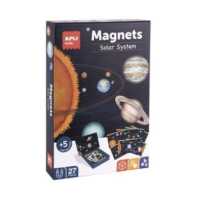 Embalagem de brinquedo educativo sistema solar com ímanes para crianças