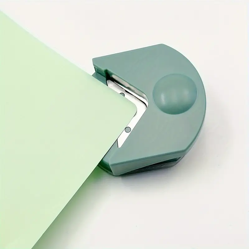 Agrafador verde compacto a agrafar papel verde claro