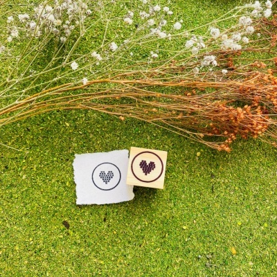 Carimbo&#x20;-&#x20;Cora&#x00E7;&#x00E3;o&#x20;Bordado&#x20;-&#x20;3x3cm