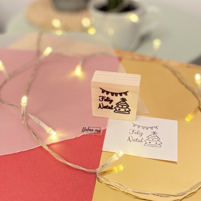 Carimbo&#x20;-&#x20;Feliz&#x20;Natal&#x20;-&#x20;4x4cm