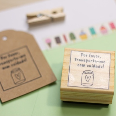 Carimbo&#x20;-&#x20;Por&#x20;favor,&#x20;transporta-me&#x20;com&#x20;cuidado&#x20;-&#x20;4x4cm