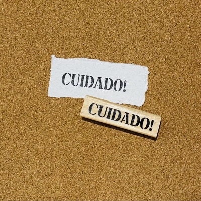 Carimbo&#x20;-&#x20;Cuidado&#x21;&#x20;-&#x20;2x7cm