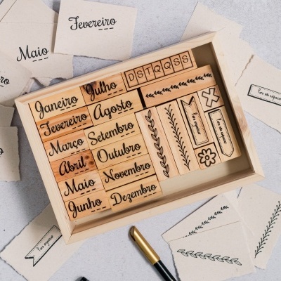 Carimbo&#x20;-&#x20;Faixa&#x20;Folhagem&#x20;2&#x20;-&#x20;2x7cm