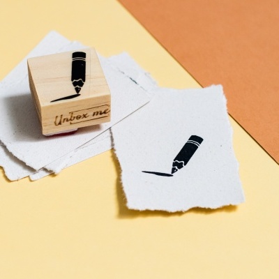 Carimbo&#x20;-&#x20;L&#x00E1;pis&#x20;de&#x20;pintura&#x20;-&#x20;3x3cm