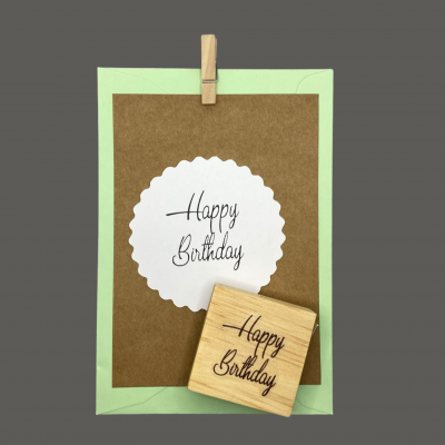 Carimbo&#x20;-&#x20;Happy&#x20;Birthday&#x20;-&#x20;5x5cm