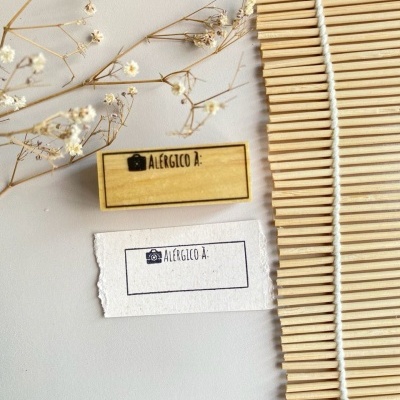 Carimbo&#x20;-&#x20;Al&#x00E9;rgico&#x20;&#x00E0;&#x20;-&#x20;2x5cm