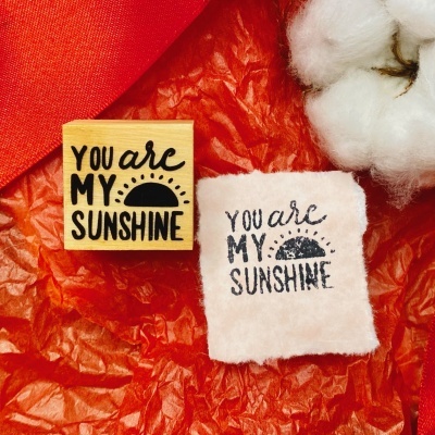 Carimbo&#x20;-&#x20;You&#x20;are&#x20;MY&#x20;SUNSHINE&#x20;-&#x20;3x5cm
