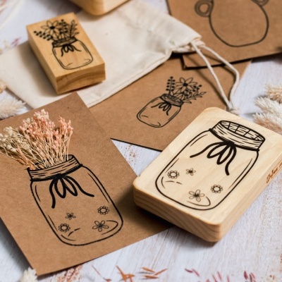 Carimbo&#x20;-&#x20;Frasco&#x20;de&#x20;vidro&#x20;-&#x20;&#x20;7x10cm