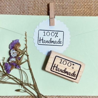 Carimbo&#x20;-&#x20;100&#x25;&#x20;Handmade&#x20;-&#x20;3x5cm