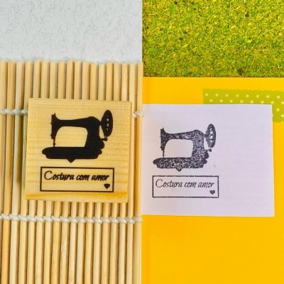 Carimbo&#x20;-&#x20;M&#x00E1;quina&#x20;de&#x20;costura&#x20;-&#x20;4x4cm