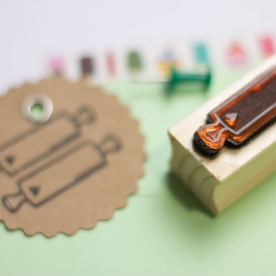Carimbo&#x20;-&#x20;Rolo&#x20;de&#x20;massa&#x20;-&#x20;2x4cm