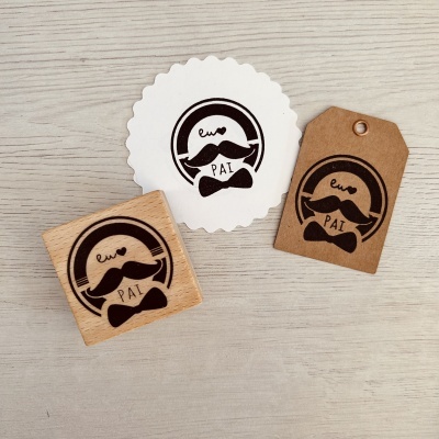 Carimbo&#x20;-&#x20;Eu&#x20;&#x28;amo&#x29;&#x20;Pai&#x20;-&#x20;5x5cm