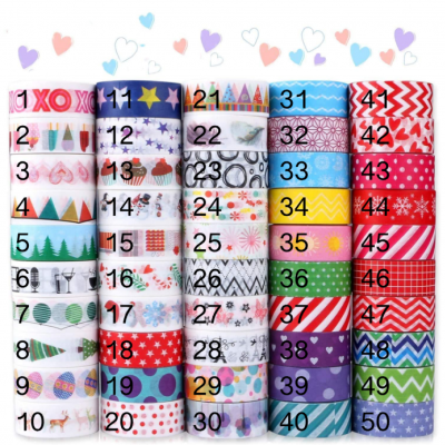 Washi&#x20;Tape&#x20;-&#x20;Fita&#x20;autocolante&#x20;decorativa