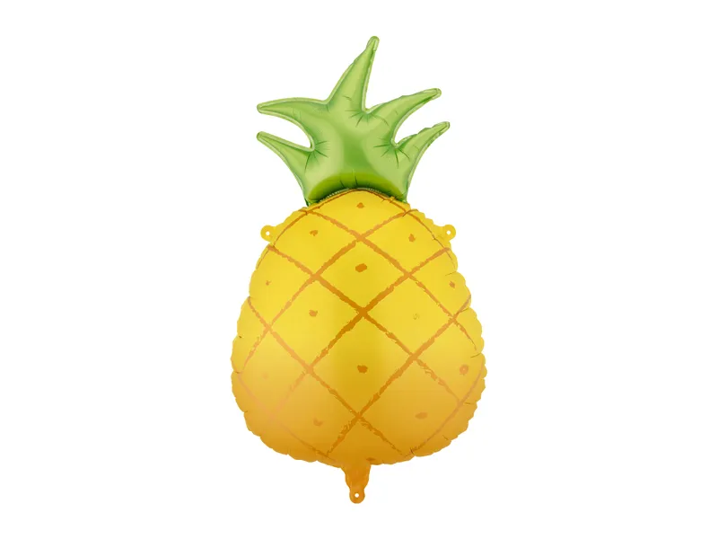 Balão decorativo em forma de ananás amarelo e verde
