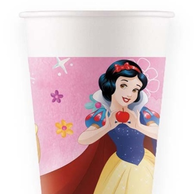 Copo descartável com desenho da Branca de Neve