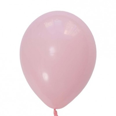 Balão cor-de-rosa de látex com textura lisa