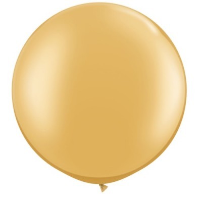 Balão redondo cor champanhe brilhante