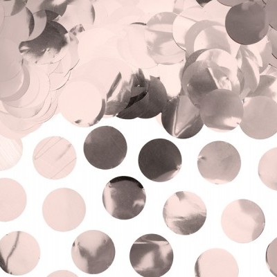 Confetes circulares metálicos prateados brilhantes