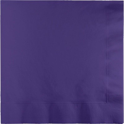 Guardanapo de papel roxo quadrado com bordas texturizadas